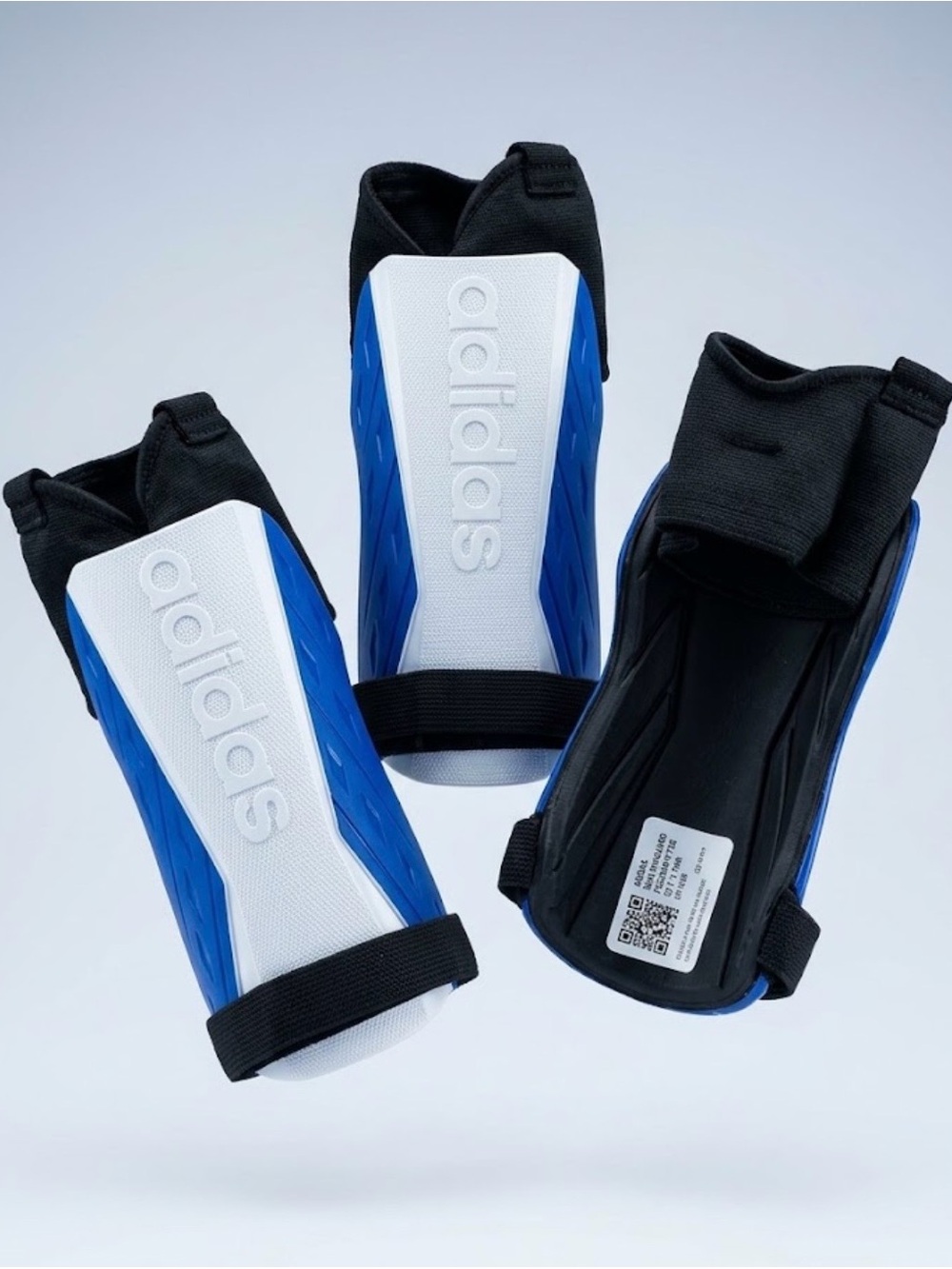 NWOT Adidas Kids Soccer Shin Guards - Blue/White - One Size Fits All